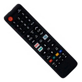 Controle Compatível Tv Samsung C/ Netflix/amazon/hulu/prime