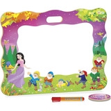 Quadro Lousa Infantil Branca De Neve Escolar Colorir