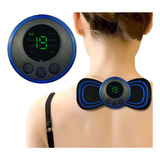 2 Massageador Cervical Pescoço Portátil Elétrico Recarga Nf 