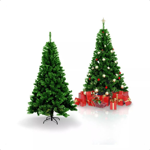 Árvore De Natal Pinheiro Luxo Cheia Artificial Premium 1,80m