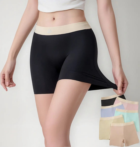 8 Pzas Boxer Dama Invisible Sin Costuras Cómodo Y Ligero | MercadoLibre