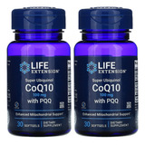 Kit 2x Ubiquinol 100mg Com Pqq 10mg 30 Softgels Life Eua