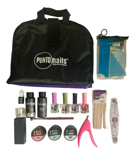 Punto Nails Kit De Acrílico 16pz