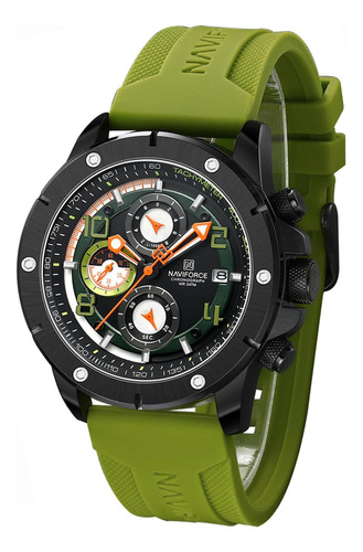 Naviforce Reloj Deportivo Para Hombres Cronómetro Militar Pa