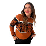 Sweater Bremer Estampado Mujer Talle Grande - Heloiza