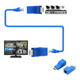 Extensor Conversor Hdmi 4k Rede Rj45 Monitor Tv Notebook Dvd