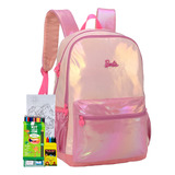 Mochila Barbie Sereia Unicórnio Princesa Meninas Original Rb