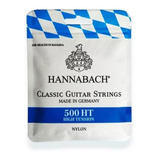 Encordadura Hannabach P/guitarra Clasica 500ht Tensión Alta