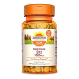 Vitamina B12 1000mcg Energia Y Metabolismo 120 Caps Eg B20