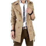 A Chaqueta De Gabardina British Elegant Knight, Talla Grande