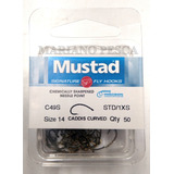 Anzuelos Mustad C49s Caddis Curved Nº14 X 50 Unidades