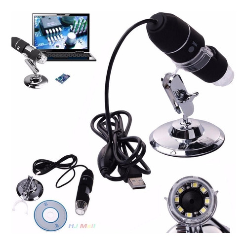 Microscopio Digital Usb Led 1000x Zoom Optico Hd 8 Potentes