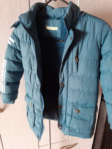 Liquido!!campera Larga Nene Talle 6 Azul