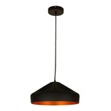 Lámpara Colgante Lamina De Acero Negro 20w 100-240 V