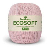 Barbante Ecosoft Euroroma Nº06 422g 510 Rosa Bebê