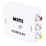 Convertidor De Hdmi  A Rca Plug And Play