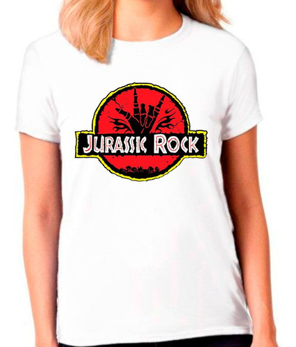 Camisa Jurassic Park Rock Feminina