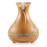 Humidificador Difusor De Aromas Electrico Ultrasonico Elegante Difusor Kimhi Aromaterapia Luz Led 500ml Jarron Decorativo De Aromas