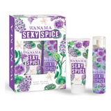 Wanama Set Sexy Spice Body Splash 100ml + Body Lotion 100g 