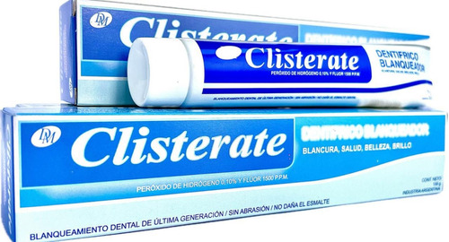 Dentrifico Blanqueador Clisterate X100g