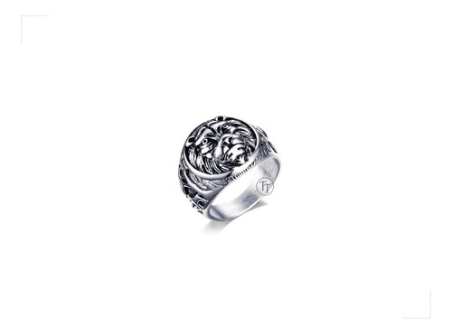 Anillo León Jardín Plata Esterlina 925 # 8