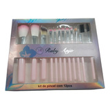 Kit De 12 Pincéis Ruby Anjo