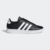 Tenis adidas Grand Court Color Core Black/cloud White/cloud White - Adulto 5.5 Mx