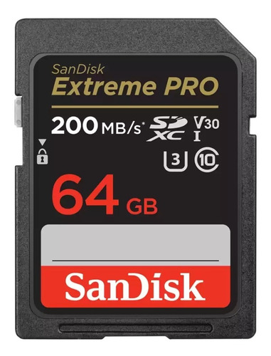 Memoria Sd Sandisk 64gb Extreme Pro U3 4k