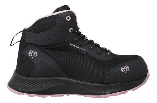 Botas Mujer Trabajo Casquillo Negra Rosa Lila 9544 Ram