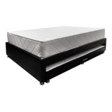 Combo Colchón Tarima Negro Dreamer Pluss 140x190 + Almohadas