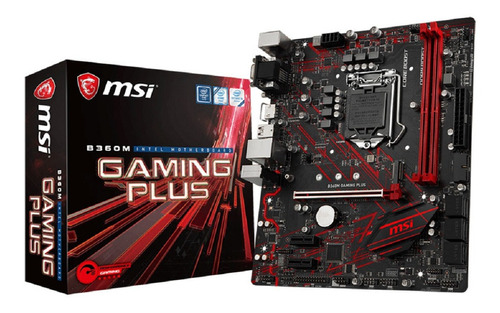 Placa Madre M/b Msi B360m Gaming Plus- Boleta