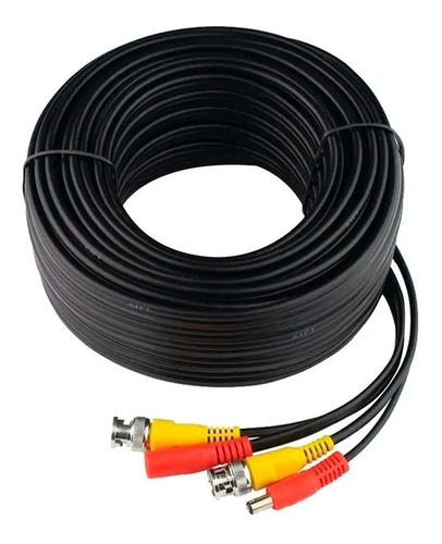 Cable Coaxial Armado Para Camaras Seguridad Cctv Bnc 18m