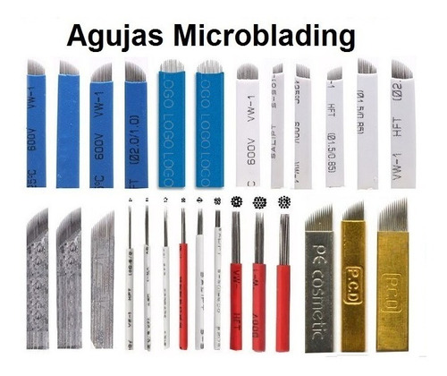 5 Agujas Surtidas Microblading Flex 7/9/12/14/18