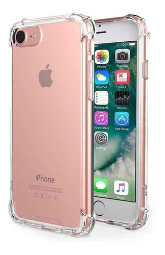 Funda Acrigel Para iPhone 7 Plus / 8 Plus Con Cristal Plano