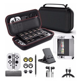 Kit De Accesorios Y Funda Para P/nintendo Switch Oled 17 En