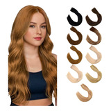 Extension Cortina Natural Cabello 100% Natural Ondas 60cm