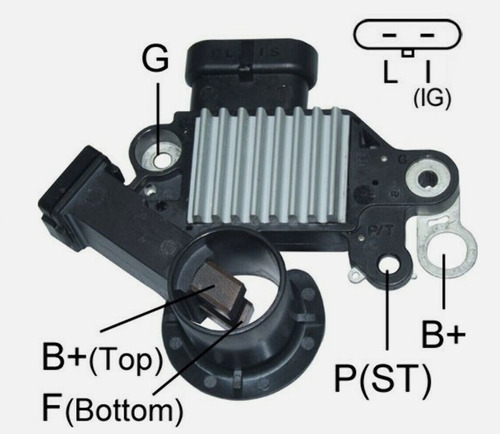 Regulador Alternador Chevrolet Aveo Optra Captiva 2 Pines Foto 4