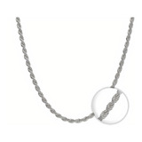 Cadena Turbillon 100  % Plata Italiana 60 Cm Hombre O Mujer.