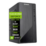 Computador Fácil Intel Core I5 9400f 8gb Geforce Ssd 480gb