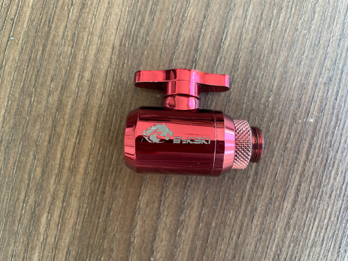 Fitting Torneira Registro Water Cooler Custom Vermelho