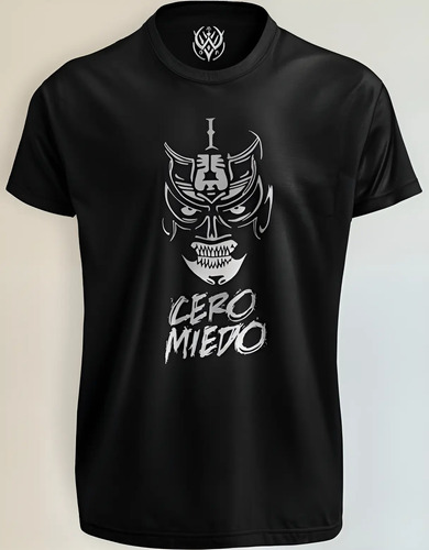 Playera Pentagon Cero Miedo Negra Casual Calidad Premium