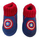 Pantufa Infantil Menino Sapatinho Marvel Vingadores Capitão