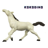 Caballo Blanco Potro Potrillo Juguete Goma Granja Kokodino