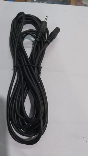 Cable Plug 3,5 Stereo Macho A Jack 3,5 Stereo  De 5mts Negro