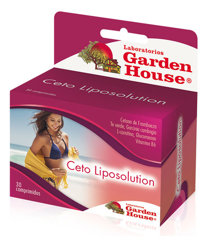 Garden House Ceto Liposolution Adelgazante Natural 30 Comp