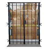 Puerta Reja 150x200 Hierro Redondo 12mm Con Envío Gratis