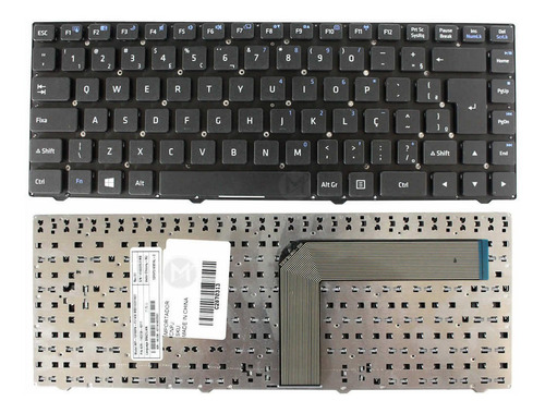 Teclado Notebook Positivo S2500 S2050 Mp-10f88pa-f51kw Br Ç