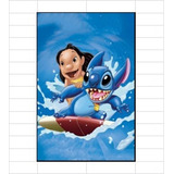 Pintura Diamante Disney 30 X 40cm Stitch Y Lilo Surf