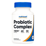 Probioticos Complex +50 Billones Suministro Para 1 Mes Sabor Sin Sabor