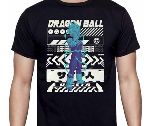 Dragon Ball Z - Vegeta Saiyajin - Polera Anime